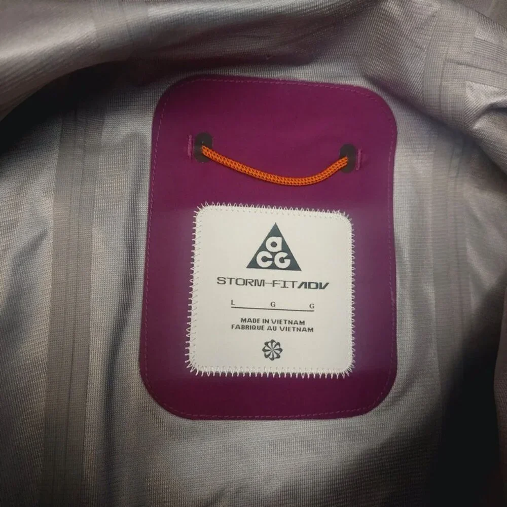 Nike ACG Mens L Jacket Misery Ridge Storm-FIT ADV Gore-Tex Loose Fit Purple - Picture 4 of 9